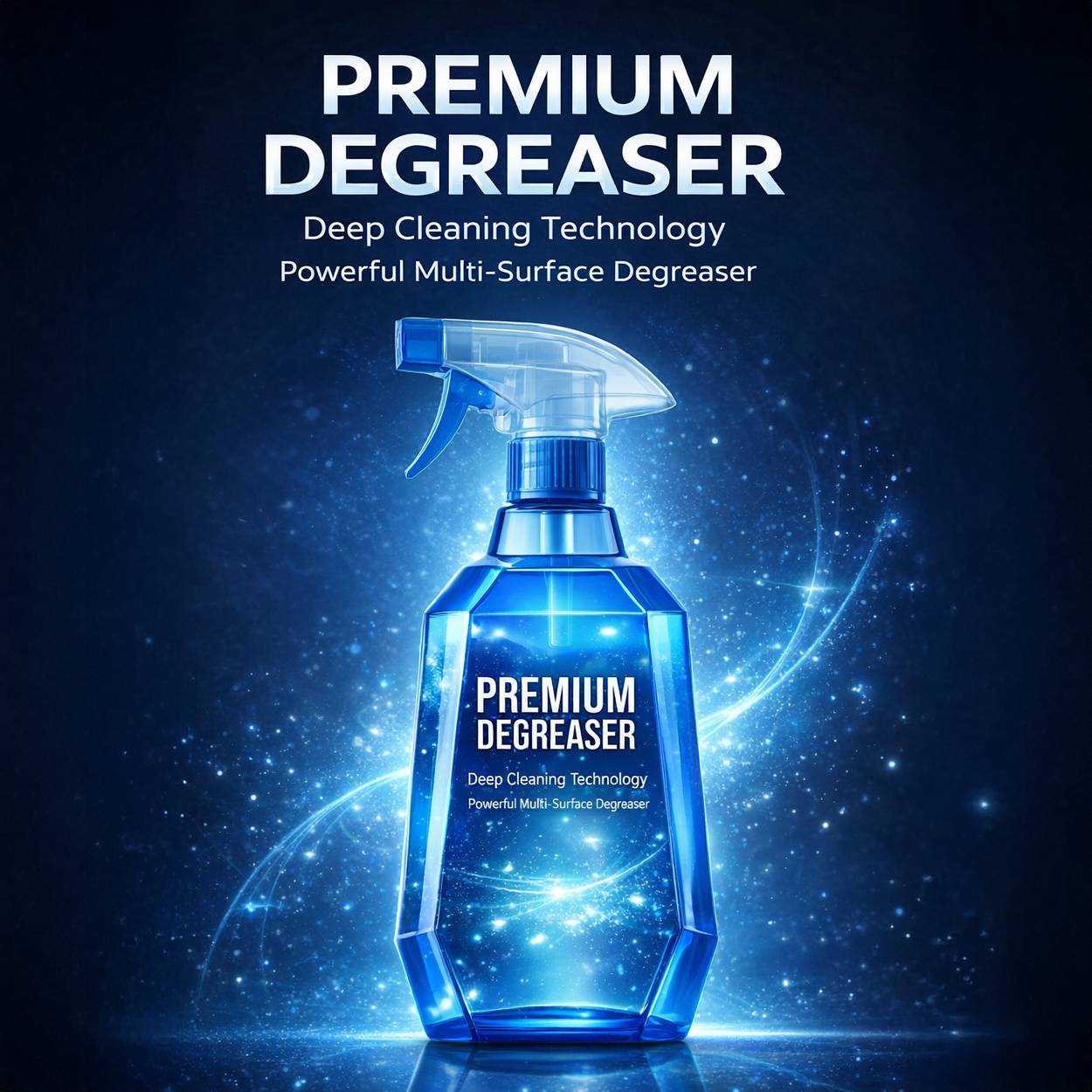 Professional Kitchen Degreaser Spray - Heavy Duty Multi-Surface Grease Cleaner for Stove, Range Hood & Countertop