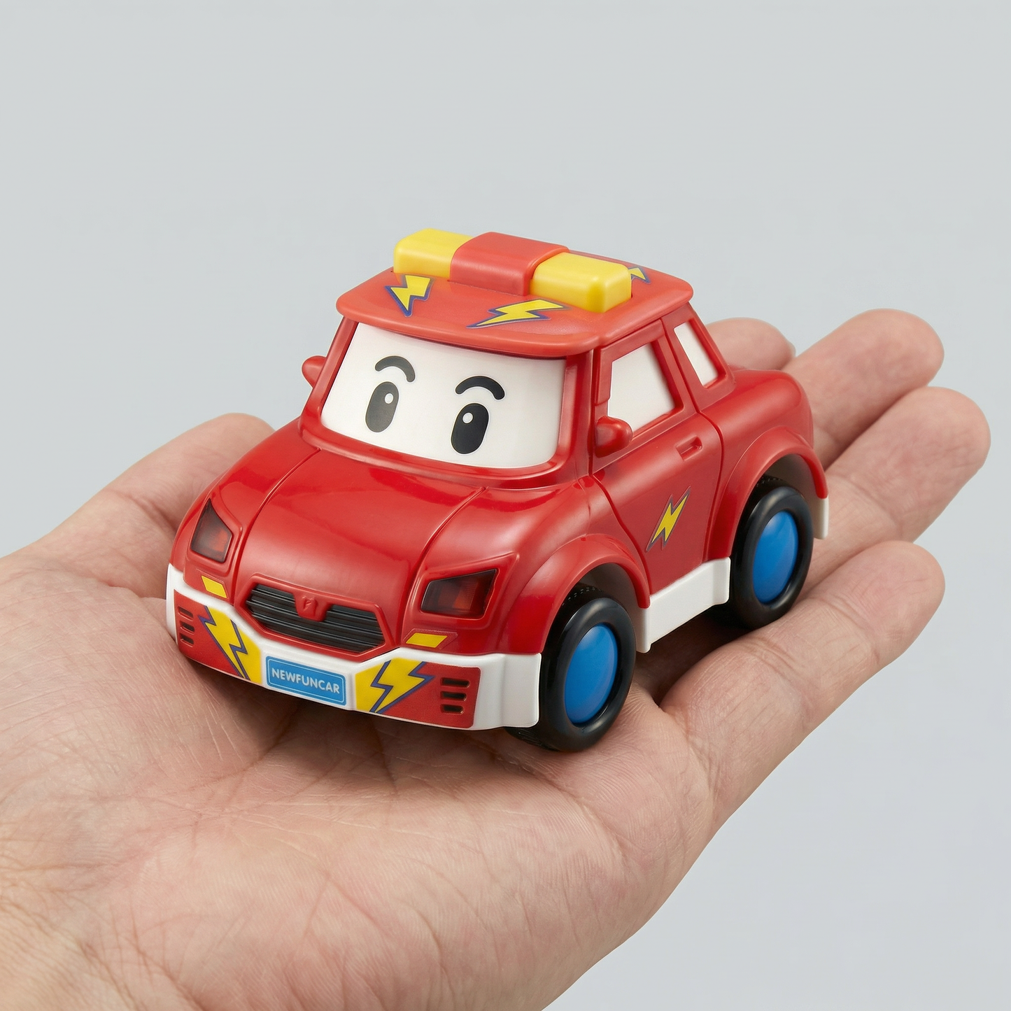 Friction Powered Mini Cartoon Racing Car Toys - No Battery Needed Pull Back Cars for Toddlers