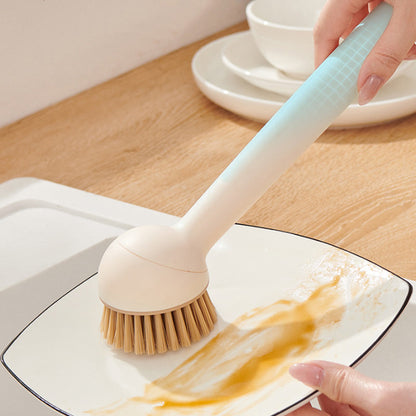 🍳 360° Rotatable Pot Brush Set - Hanging Dish Scrubber with Replaceable Heads for Pans, Pots & Sink